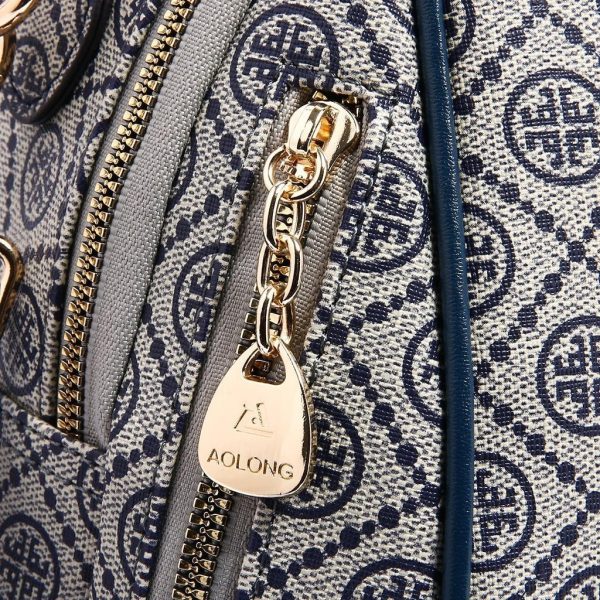 AOLONG Delancy  5025 #RS.176  - Tas Backpack Wanita Bahan Kulit PU Leather Premium - Image 7