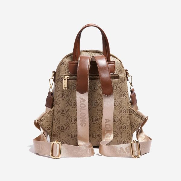 AOLONG Fiani 5033 # Tas Ransel Wanita Bahan Kulit PU Leather Premium - Image 4