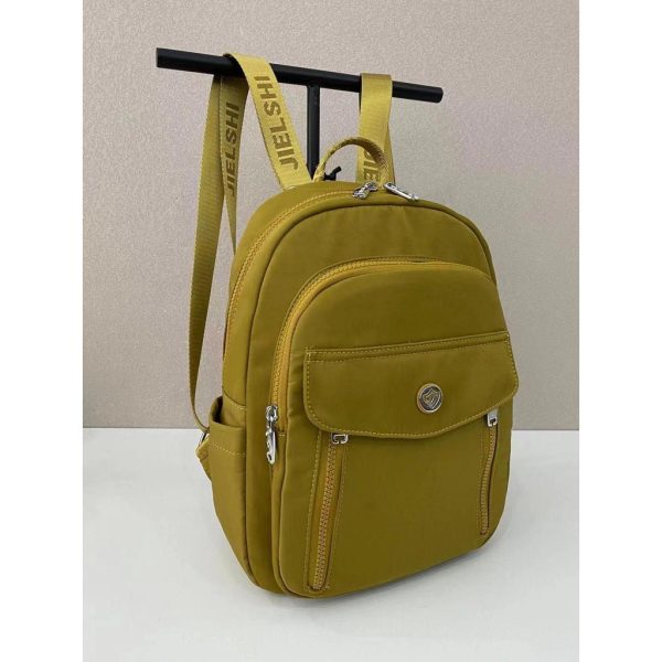 JIELSHI ROSSIE 7703 #RS.76 - Tas Ransel Wanita Bahan Parasut Polos Premium Anti Air - Image 4